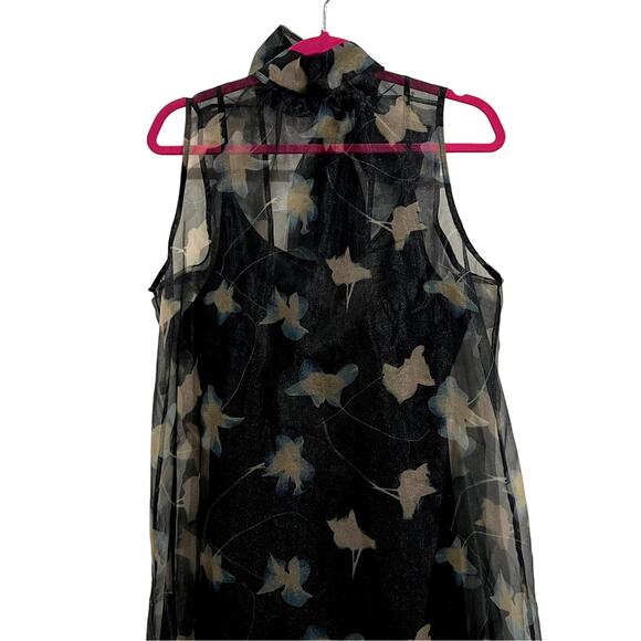 NEW NWT STAUD Albee Maxi Dress in Botanical Shadows Floral - Picture 5 of 10